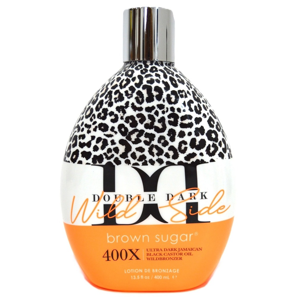 Brown Sugar Double Dark Wild Side 400X Ultra Dark Tanning Lotion 13.5oz Bronzer